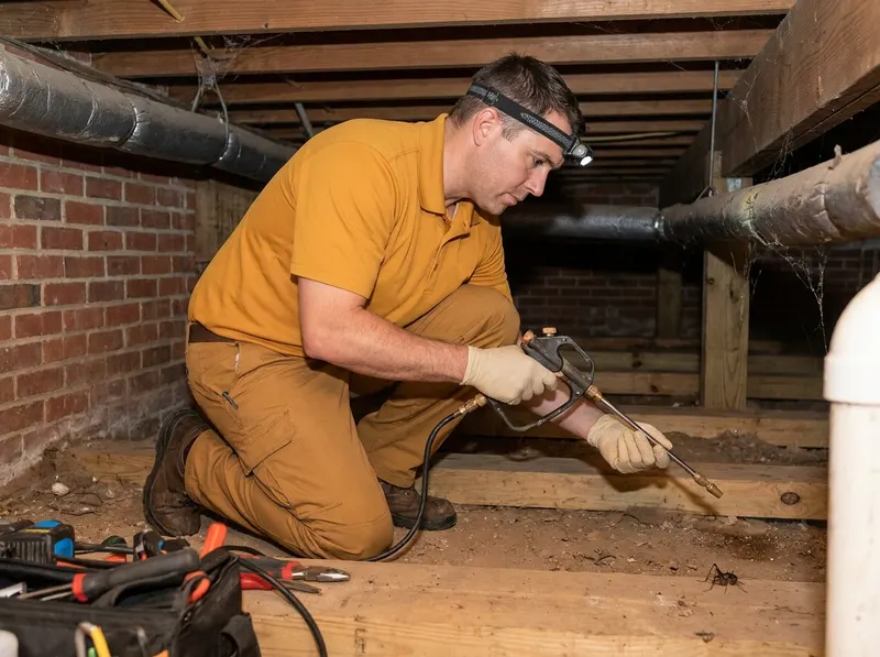 Crawl Space & Camel Cricket Control in Fairfax, VA